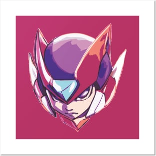 Megaman Zero head Posters and Art